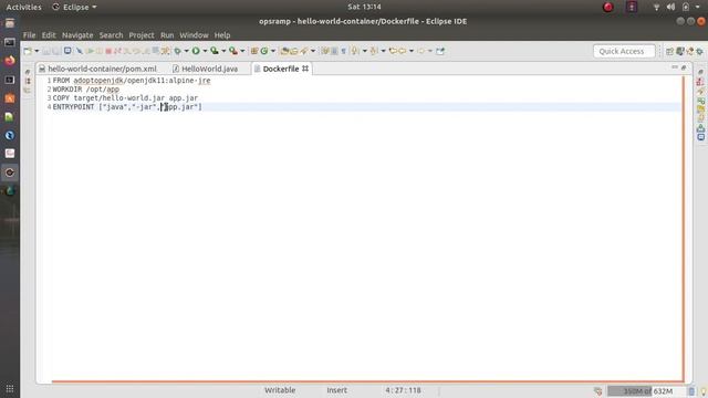 How to run simple Java Application in docker container смотреть онлайн