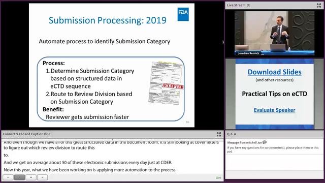Practical Tips on eCTD (13of28) Generic Drugs Forum – Apr. 3-4, 2019 смотреть онлайн