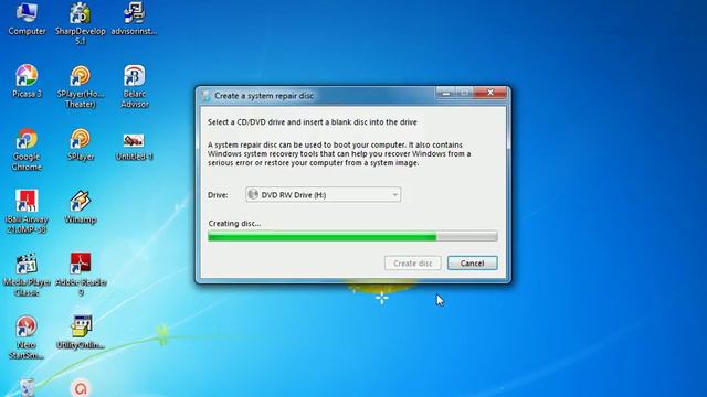 Windows 7 - Create a System Repair Disc (100% WORKING) смотреть онлайн