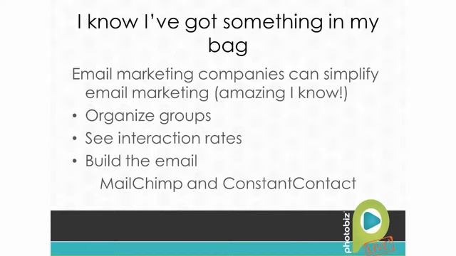 PhotoBiz Live Presents: Email Tips + SEO Q&A (Part 2)