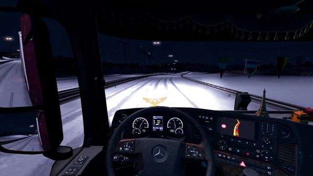ETS 2 1.39 Mercedes Actros MP4 Груз "Удобрения" из Роттердама в Брюсель смотреть онлайн