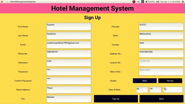 The Hotel Management System | Python Application | Kivy Example | Python Project with Source Code смотреть онлайн