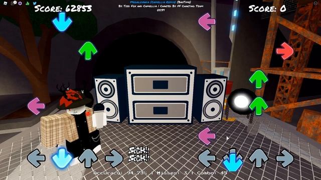 Megalovania and Megalo strike Back are here! | Funky Friday | ROBLOX смотреть онлайн