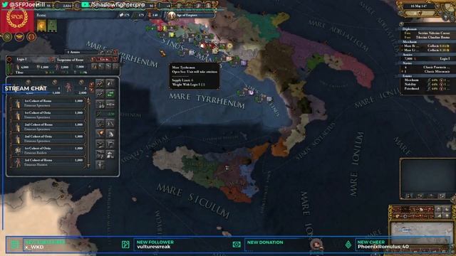 Let's Stream Europa Universalis IV Imperium Universalis Flame of Rome Part 1 смотреть онлайн