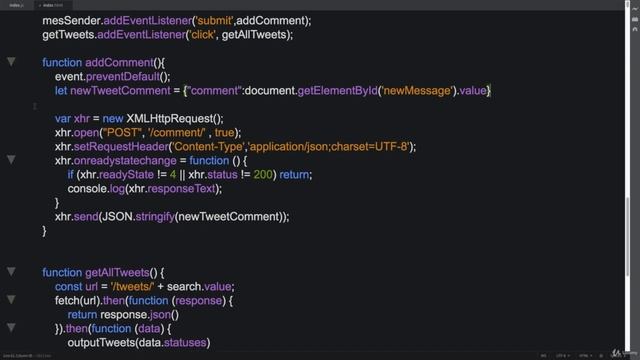 JSON+AJAX+API 1411 Twitter API AJAX application Source Code Review смотреть онлайн