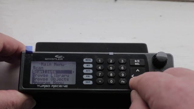 The Whistler TRX-2 scanner - basic operation смотреть онлайн