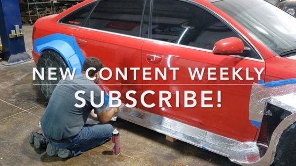 Audi Widebody Build 4 - Foil and Fiberglass!