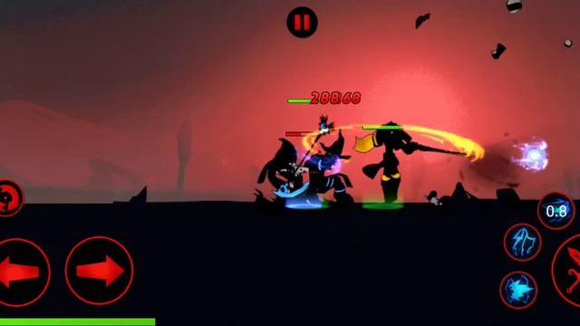 Играем против монстров в лиге стикменов(League of Stickman) смотреть онлайн