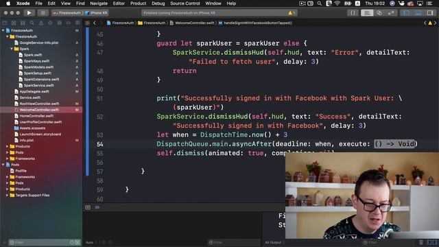 Facebook Login: Firebase Authentication in Swift 4.2 (Firestore Edition) смотреть онлайн