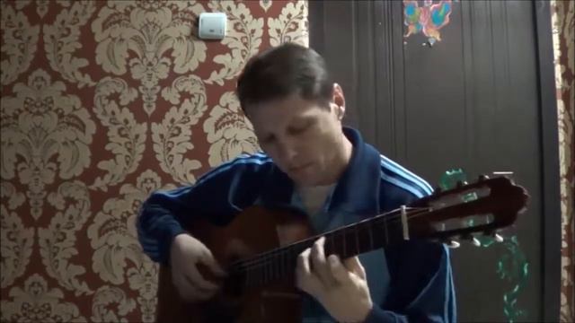 Гитарная Музыка На Классической Гитаре. Играет Роман Чернов, Москва (ч.1). смотреть онлайн