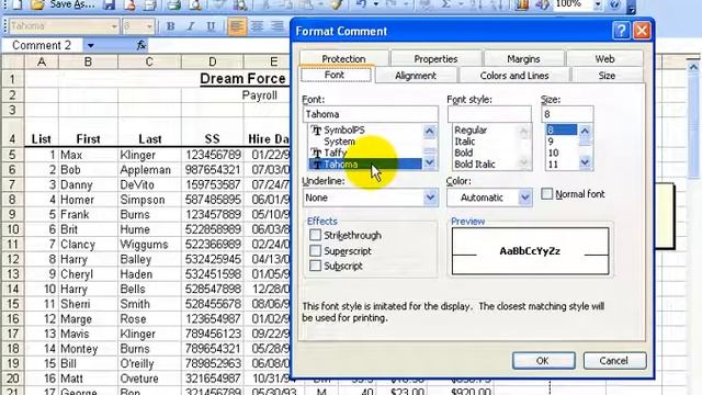 Excel 2003: How to Insert, Edit, Delete Comments смотреть онлайн