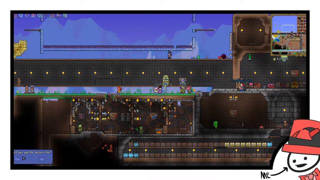 Terraria [11] - HARD MODE and opening 1000 TREASURE BAGS смотреть онлайн