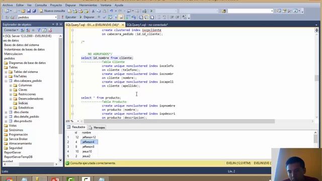 Indices,filegroup,permiso de Usuarios,Backup-Restore (taller#1) смотреть онлайн