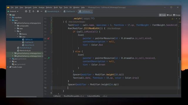 Jetpack Compose Whatsapp Clone speed code : Part 2 смотреть онлайн