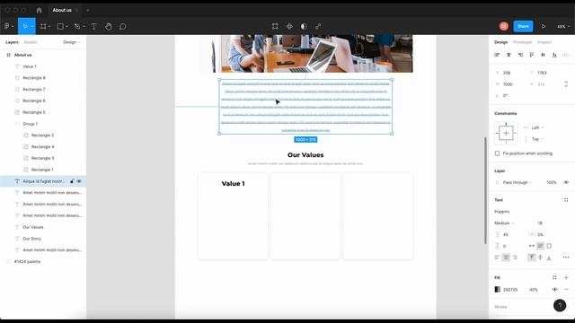 About Us UI Design | Web Mockup | Figma tutorials смотреть онлайн