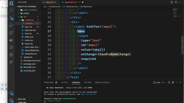 React-TypeScript Bangla Tutorial 10 : typing form event смотреть онлайн