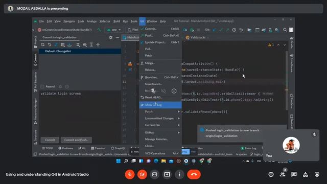 Using and understanding Git in Android in Arabic شرح استخدام ال git смотреть онлайн