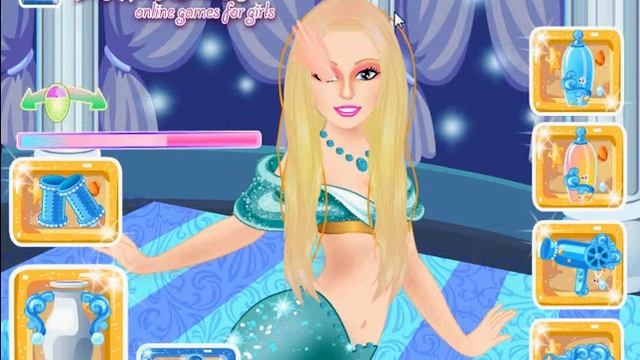 Mermaid Princess Spa Salon game смотреть онлайн