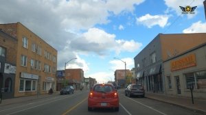 DOWNTOWN WINDSOR ONTARIO CANADA DRIVING FALL 2020 4K