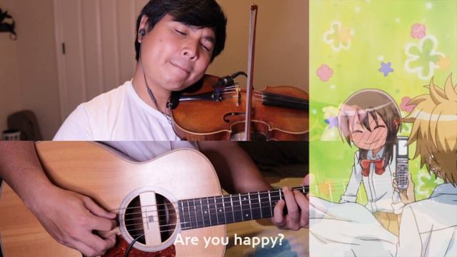 Yumemiru 16~17sai || Kaichou Wa Maid-Sama OST || Violin || Guitar || Anime 😊