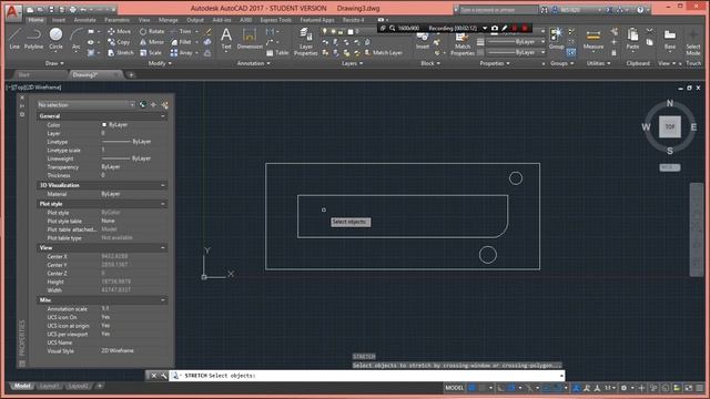 AutoCAD Stretch смотреть онлайн