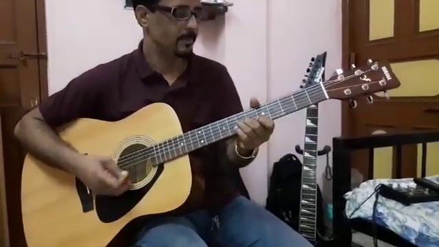"HARI OM HARI"( one way ticket)acoustic cover by Mrityunjoy Halder (Babu) self accompaniment/ смотреть онлайн