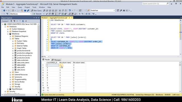 Learn SQL in Nepali - 5 Aggregate Functions смотреть онлайн