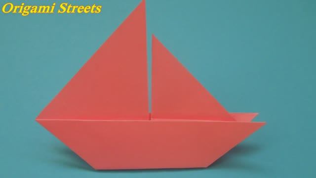 Как сделать парусник из бумаги. Оригами парусник, кораблик из бумаги.mp4 смотреть онлайн
