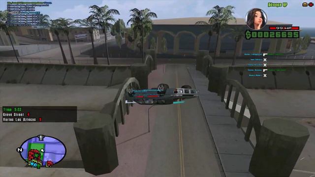 Прохождение gta:sa 2023 remake . Побег от вертолёта смотреть онлайн