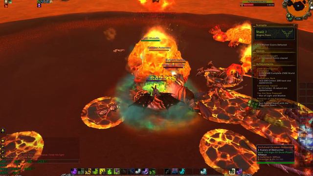 WOW Invasion Point Fight on Argus IN FLAMES! смотреть онлайн