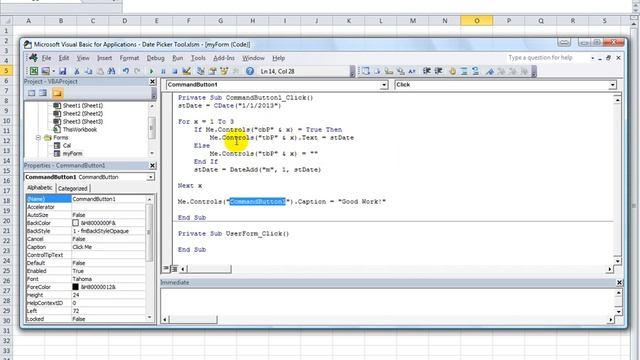 Excel VBA USERFORMS #24 Using ME CONTROLS) in VBA Looping though objects controls!! смотреть онлайн