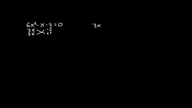 resolver 6x^2-x-2=0 ecuacion cuadratica 6x2-x-2=0 , conjunto solucion смотреть онлайн