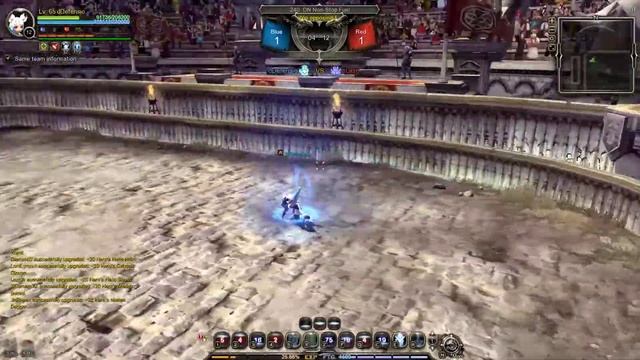 Dragon nest KOF PVP, Lvl 65 dDefensio vs lvl 95 Oracle Elder (1Ohm) смотреть онлайн