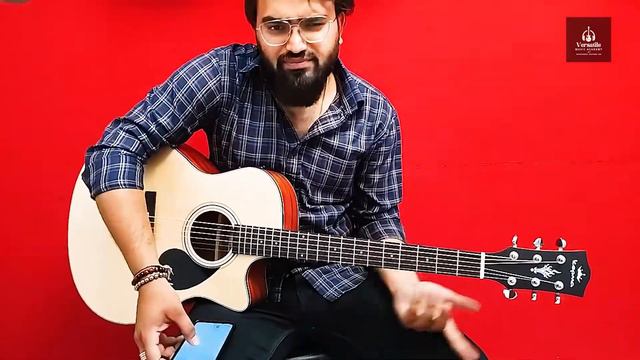 Kepma EAC-E Semi-Acoustic Guitar - Natural Matt | Unboxing And Review | Versatile Music Academy
