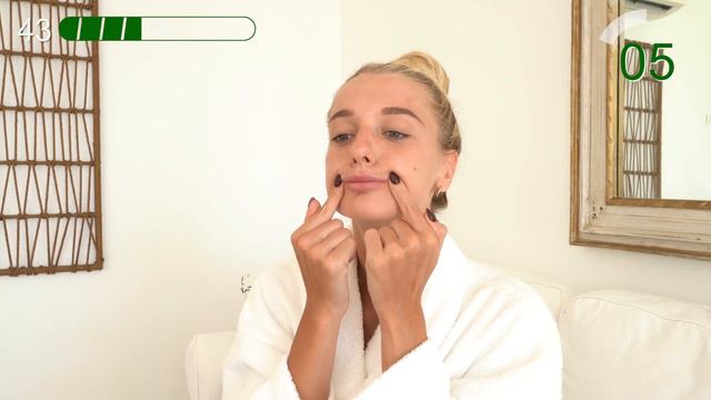 _7 МИНУТ_ для тонуса и упругости лица БЕЗ МОРЩИН -- Тренировка фейсбилдинг