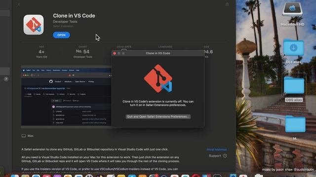 Clone in VS Code Safari Extension Developer Tools App [MAC] Basic Overview смотреть онлайн