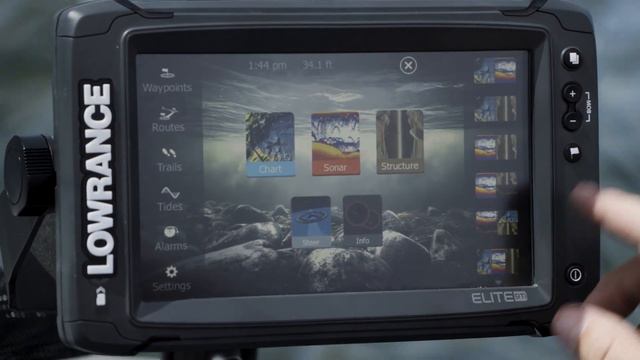 Lowrance Elite Ti - Easy Operation with Touchscreen Control смотреть онлайн