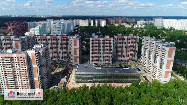 ЖК «Ольгино Парк» от застройщика ГВСУ «Центр» (аэросъемка: июнь 2017 г.) смотреть онлайн