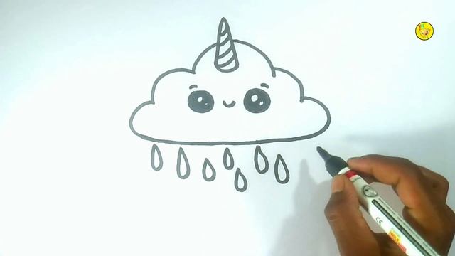 HOW TO DRAW RAIN SKY EASY STEP BY STEP смотреть онлайн