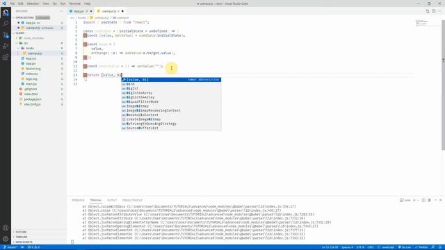 React JS Custom Hooks | useInput смотреть онлайн