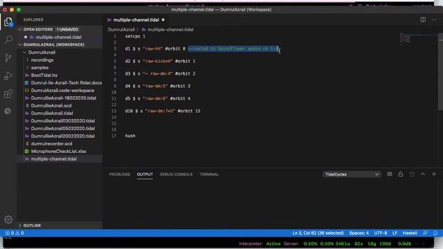 TidalCycles: Recording Separate Channels from Tidalcycles to a DAW смотреть онлайн