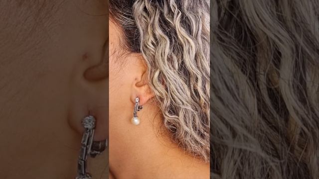 BUCHERER JOIAS - Brincos Antigo em Platina смотреть онлайн