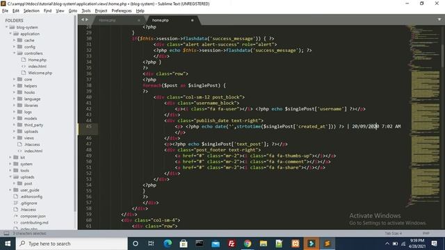 blog management system project in php | blogging system in php with source code | Part 18 (3 of 3) смотреть онлайн