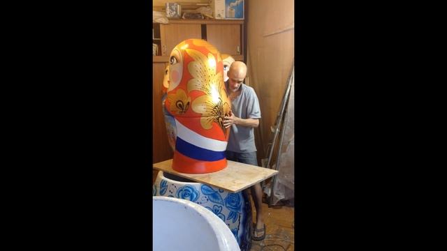 большая ростовая матрешка высота 1 метр 20 сантиметров смотреть онлайн