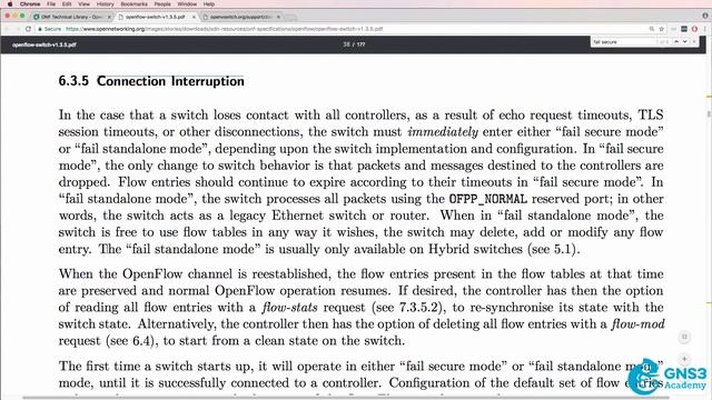 GNS3 Talks: What happens when the SDN controller fails? (Part 1). OpenFlow & OVS failure testing. смотреть онлайн
