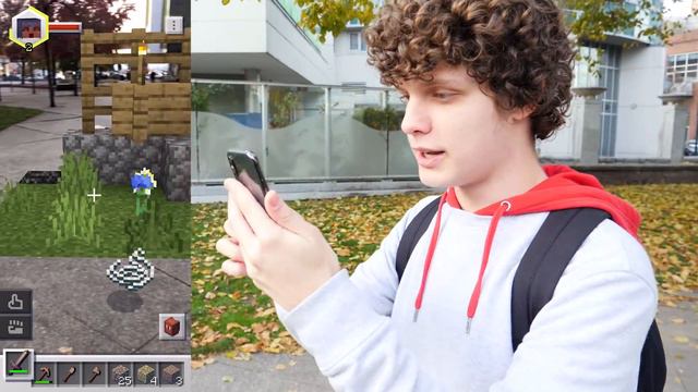 JOGANDO MINECRAFT EARTH ! смотреть онлайн