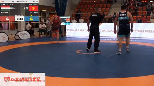 БРОНЗА 130: Роман Ким (КР) - Дариуш Витек (ВЕН) / Варшава 2022 смотреть онлайн