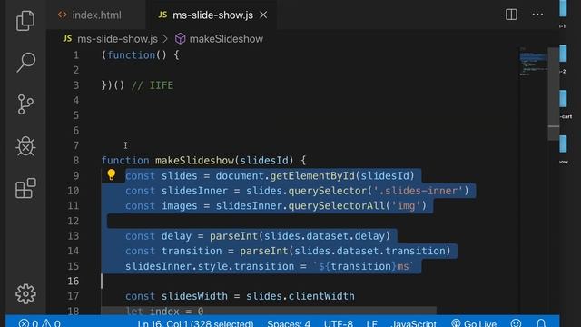 08 Slide Show JS IIFE смотреть онлайн