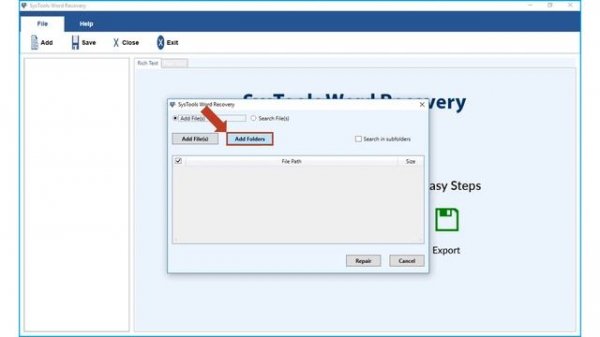 SysTools Docx Recovery Tool | Repair Corrupt MS Word DOCX Files
