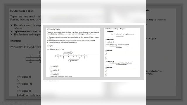 Python tuples for class 11 & 12 смотреть онлайн